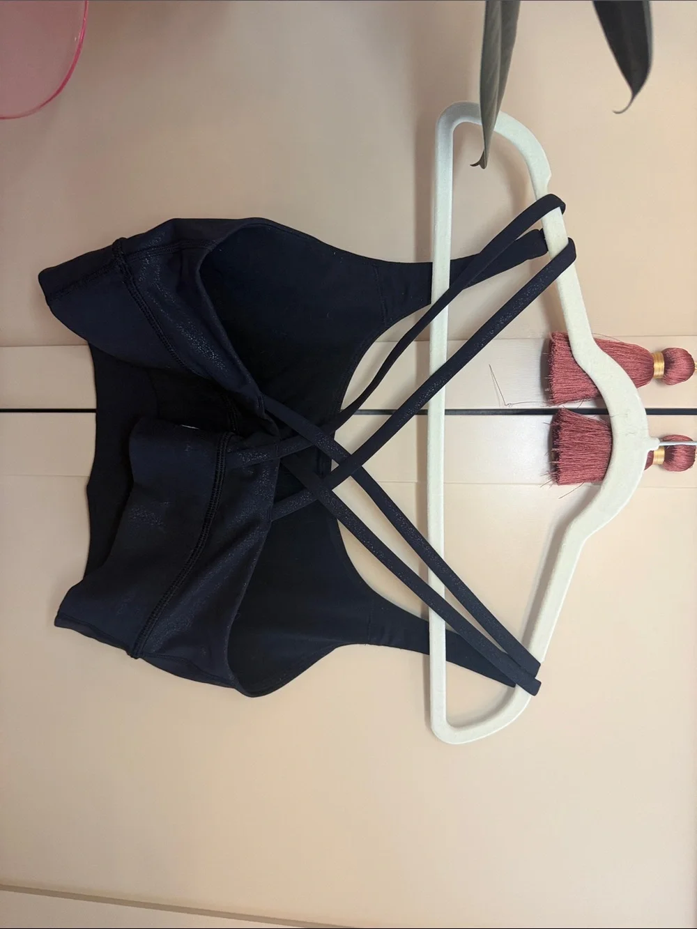 lululemon athletica Black Strappy Sports Bra